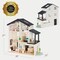 Best Choice Products Pretend Play Wooden Doll House w/ 40 Interactive Accessories, 3-Story Modern Toy Dollhouse Playset